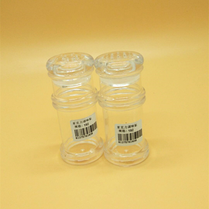 阳光百货 亚克力塑料调料瓶 透明水晶调料罐 防漏调味瓶详情5