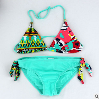 swimwear wholesale children‘s bikini swimsuit girls‘ two-piece swimsuit european and american foreign trade new multi-size