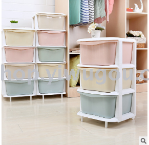 Large padded cabinet drawer cabinets easy to disassemble children multilayer finishing lockers plastic storage box