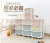Large padded cabinet drawer cabinets easy to disassemble children multilayer finishing lockers plastic storage box