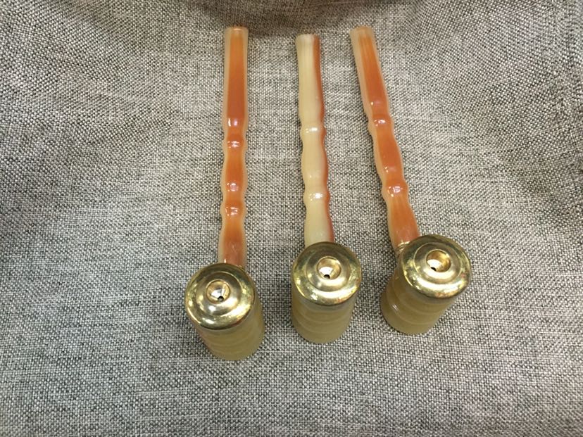 牛角过滤烟杆 烟嘴 二用烟斗