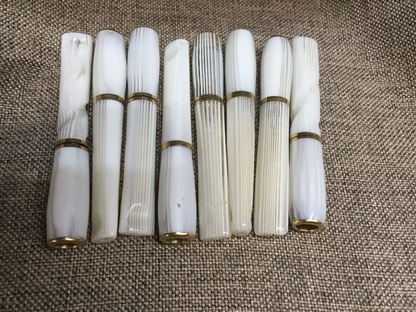 高仿象牙直过滤烟嘴 烟杆 烟斗