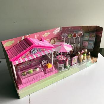 荣俊MP2627小马冰淇淋小店儿童过家家厨房店