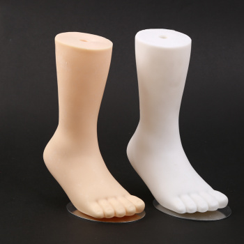 脚模型丝袜拍照道具白色腿模服装模特