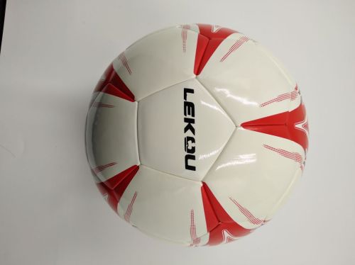 no. 5 machine sticker flat pu football 420g 2~3 color lk-202 model