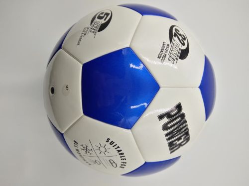 No. 5 Machine Stickers Shenghao Blue and White Pu Football 420G 2~3 Color 5004 Model