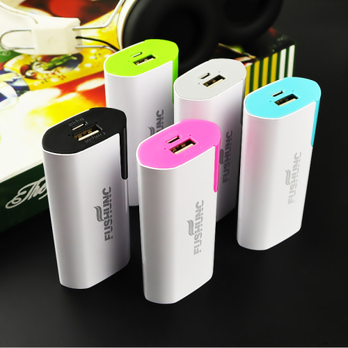quansen usb two-battery compact power bank mini-portable portable battery for mobile phones custom logo gift factory