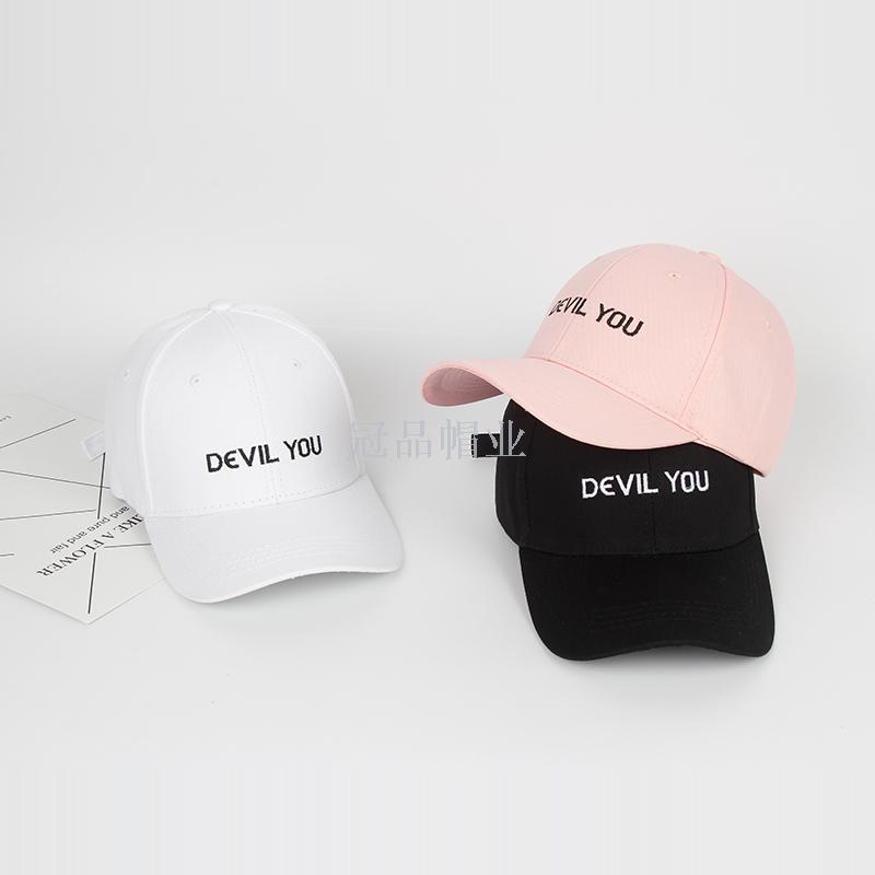 赵丽颖同款帽子女新款黑白情侣棒球帽刺绣鸭舌