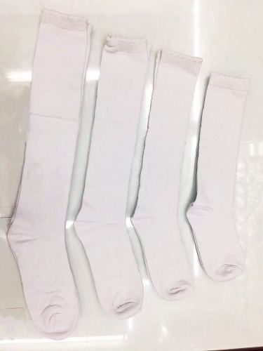 stall box cotton dark flower bleached children‘s mid-calf length socks over-the-knee socks children‘s socks high stockings four sizes