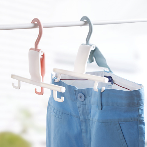 Multifunctional Anti-Slip Trousers Rack Clip Pants Pants Clip Hanger Home Pants Hanger Wardrobe Plastic Storage trousers Hanger 