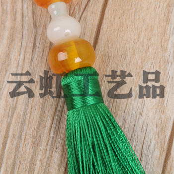 厂家直销 混色葫芦编织中国结小挂件 车内装饰
