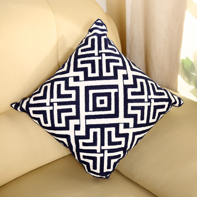 Japan-Korea hot-selling creative embroidery cotton pillow pillowcases car Home pillow cushion back cover
