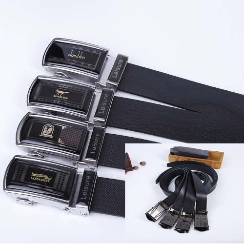 Stall Exhibition Hot Sale Belt Men‘s Aviation Environmental Protection Belt More than Cowhide Leather Belt Factory Direct Supply