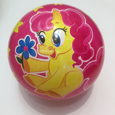 9inch 6P Printing ball 22CM ball with pony design