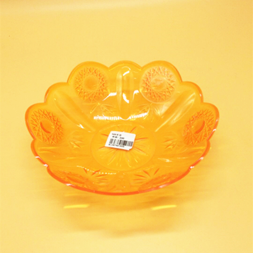 Sunshine Department Store 105 Fruit Plate creative Plastic Transparent Fruit Plate Household Vegetable Snack Fruit Plate