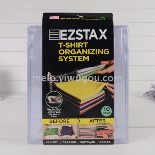Ezstax Fold Garment Board， Clothes Organizer Storage Fantastic （10PCs）