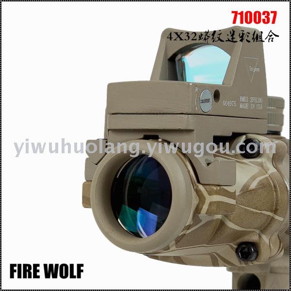 wolffire系列,wolffirechild 710037 firewolf 4x32 python pattern camouflage combination conch
