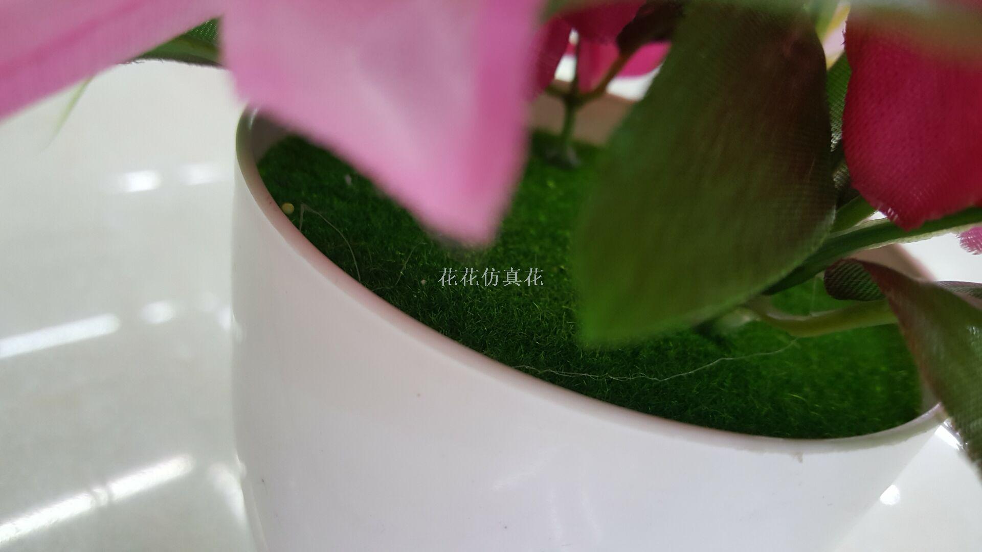 仿真摆设小盆景勺药花装饰客厅卧室详情4