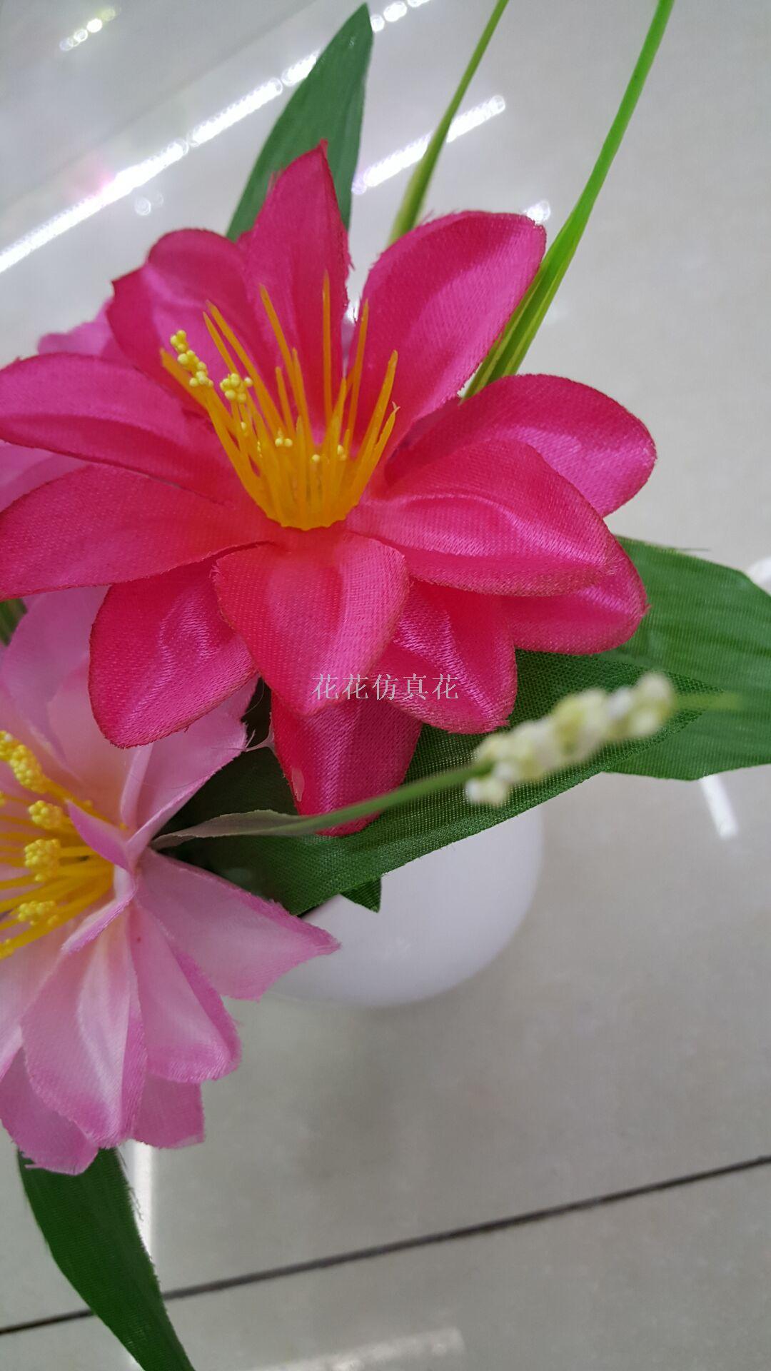 仿真摆设小盆景勺药花装饰客厅卧室详情2