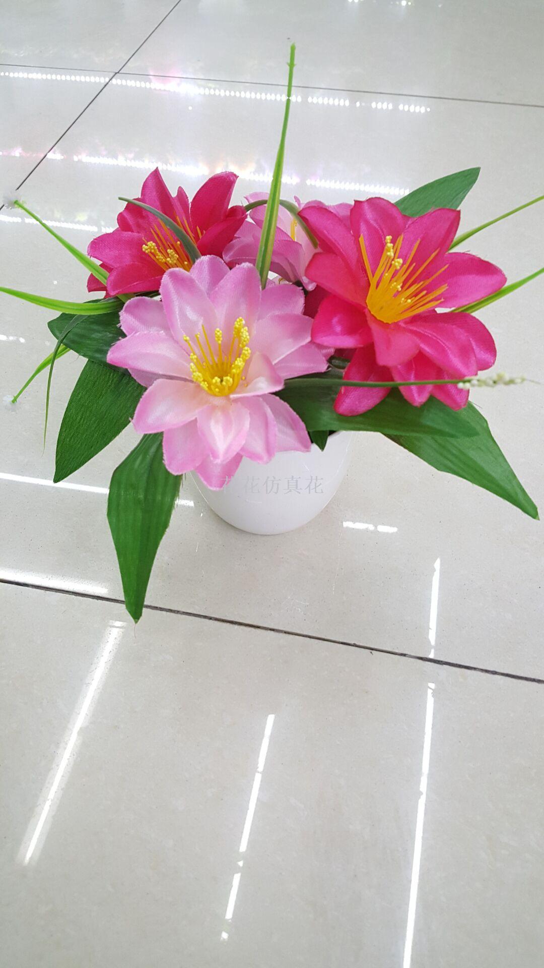 仿真摆设小盆景勺药花装饰客厅卧室详情1