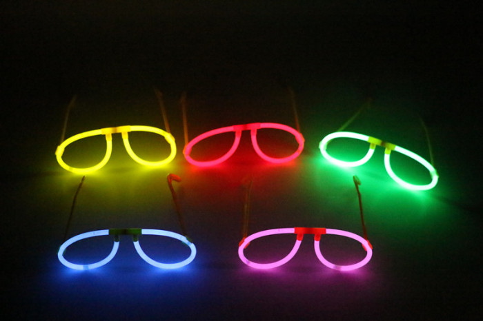 抖音舞蹈气氛助威道具椭圆形荧光发光眼镜夜间儿童恶搞新奇玩具详情24