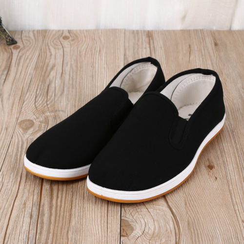 Waterproof Cloth Men‘s and Women‘s Old Beijing Cloth Shoes Large Size Breathable Chinese Style Soft Bottom Cloth Shoes Tendon Sole 