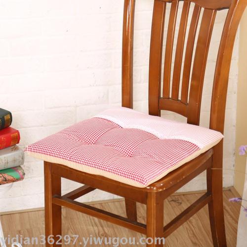 stall goods autumn and winter japanese and korean home plaid cushion office warm chair cushion gift home textile home decoration