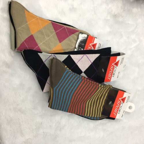 Stall Jacquard Hand Sewing Mercerized Cotton Men‘s Socks Gentlemen‘s Socks Socks for Leather Shoe Tube Socks Socks with Non-Binding Top Socks