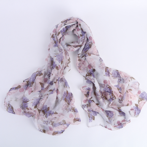 inventory processing chiffon women‘s scarf versatile shawl long spring and autumn silk scarf