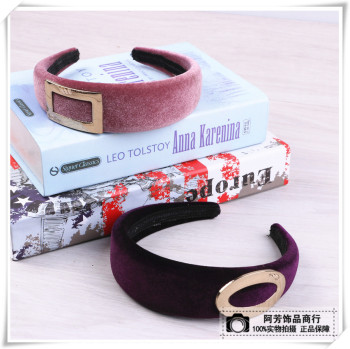 绒布韩版流行发箍绒布精品发箍精美女款发饰制品