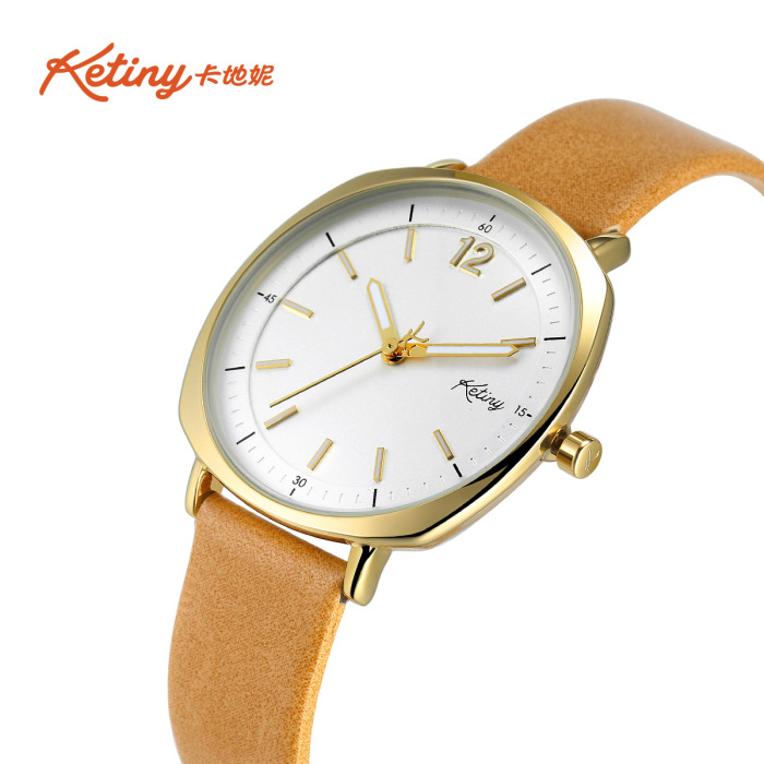 卡地妮KETINY品牌罗马经典系列石英皮带手表