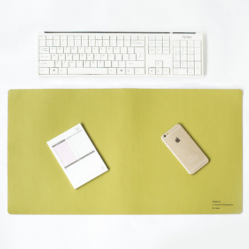 lengthened pu leather double-sided desk pad laptop non-slip mouse keyboard pad writing note pad