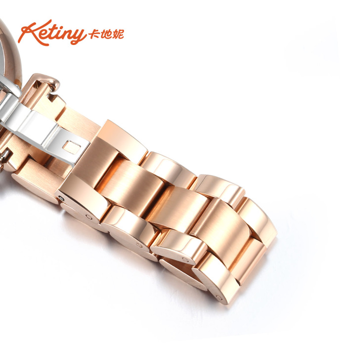 卡地妮KETINY品牌罗马经典系列石英钢带手表