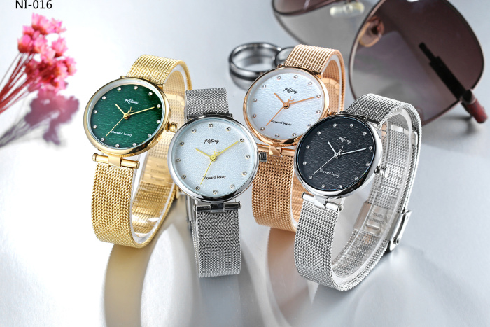 卡地妮KETINY品牌罗马经典系列石英网带手表