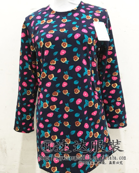 秋冬新款女装双面绒妈妈装加厚加绒中长版打底