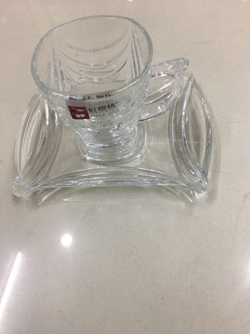 高品质玻璃杯碟