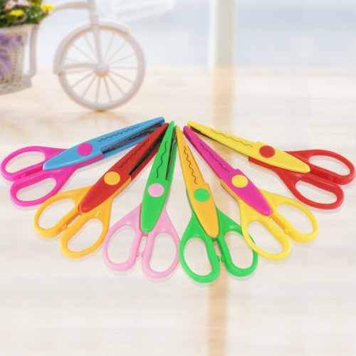 Penghao Safety Scissors Student Art Scissors Children‘s Handmade Lace Scissors