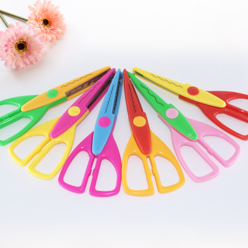 penghao Safety Scissors Student Art Scissors Children‘s Handmade Lace Scissors