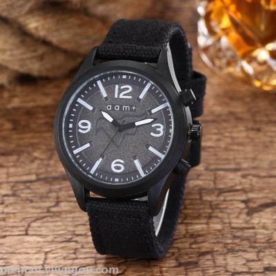 2017 new Men's sports watch canvas with male watch