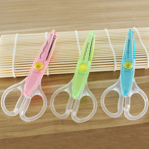 Penghao Safety Scissors Student Art Scissors Children‘s Handmade Lace Scissors 