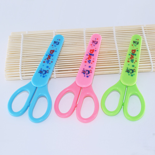 Penghao Children‘s Color Scissors Small Office Scissors Art Paper Cutting Scissors Lace Scissors