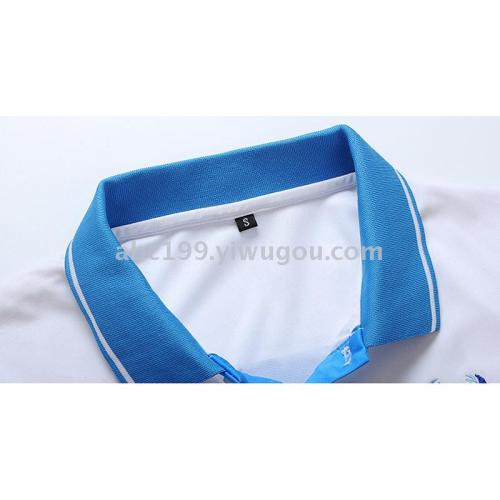 customized enterprise work clothes， flip polo shirt round t-shirt advertising shirt sublimation