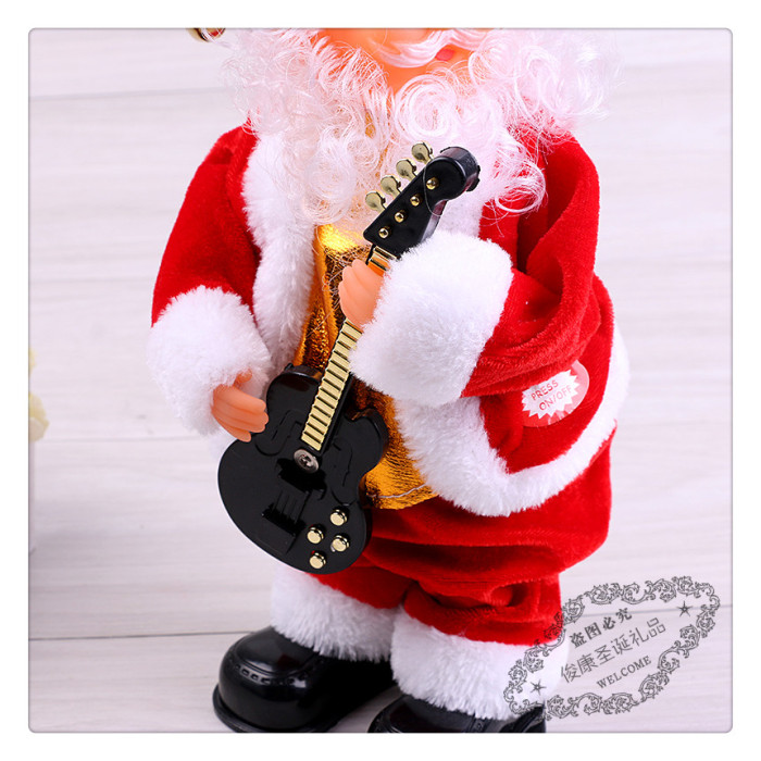 Supply Santa Decorations Electric Santa Claus Singing And Dancing