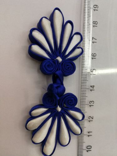 buckle chinese buckle handmade buckle three-dimensional buckle blue and white porcelain color