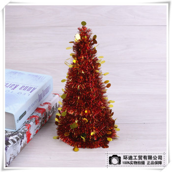 金红装饰圣诞迷你圣诞拉花圣诞树创意圣诞装饰用品