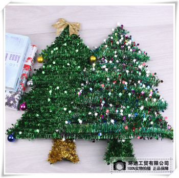 圣诞树装饰摆件厂家直销创意单面圣诞树壁挂装饰