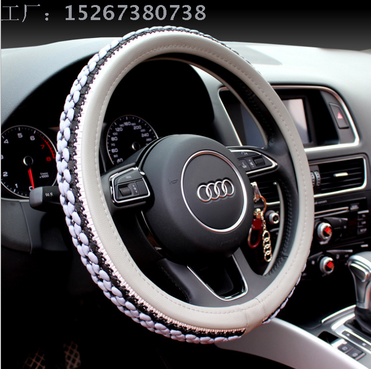 汽车用品方向盘套大众朗逸捷达迈腾福克斯君四季冰丝把套