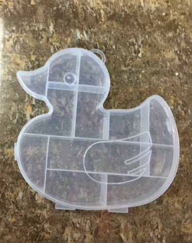 Duck-Type Box Children‘s DIY Plastic Storage Box Rubber Band， beaded Box Factory Direct