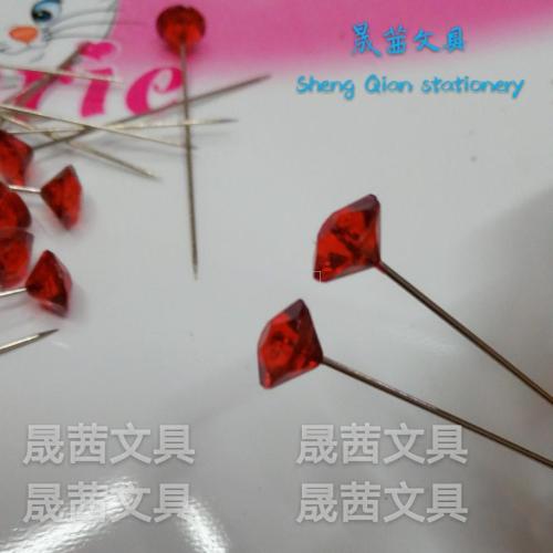 Red Diamond Needle Color Plastic Environmental Protection Decoration