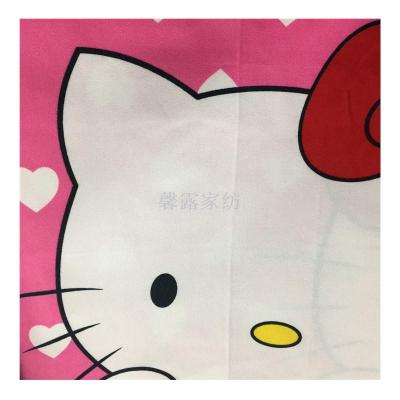The new hello Kitty series of cute children's bed bedding four pieces